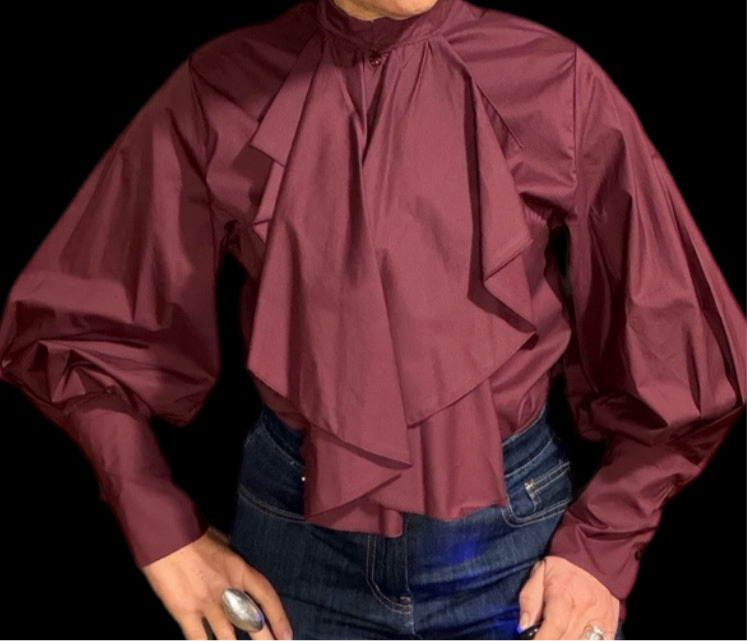 Camicia jabot