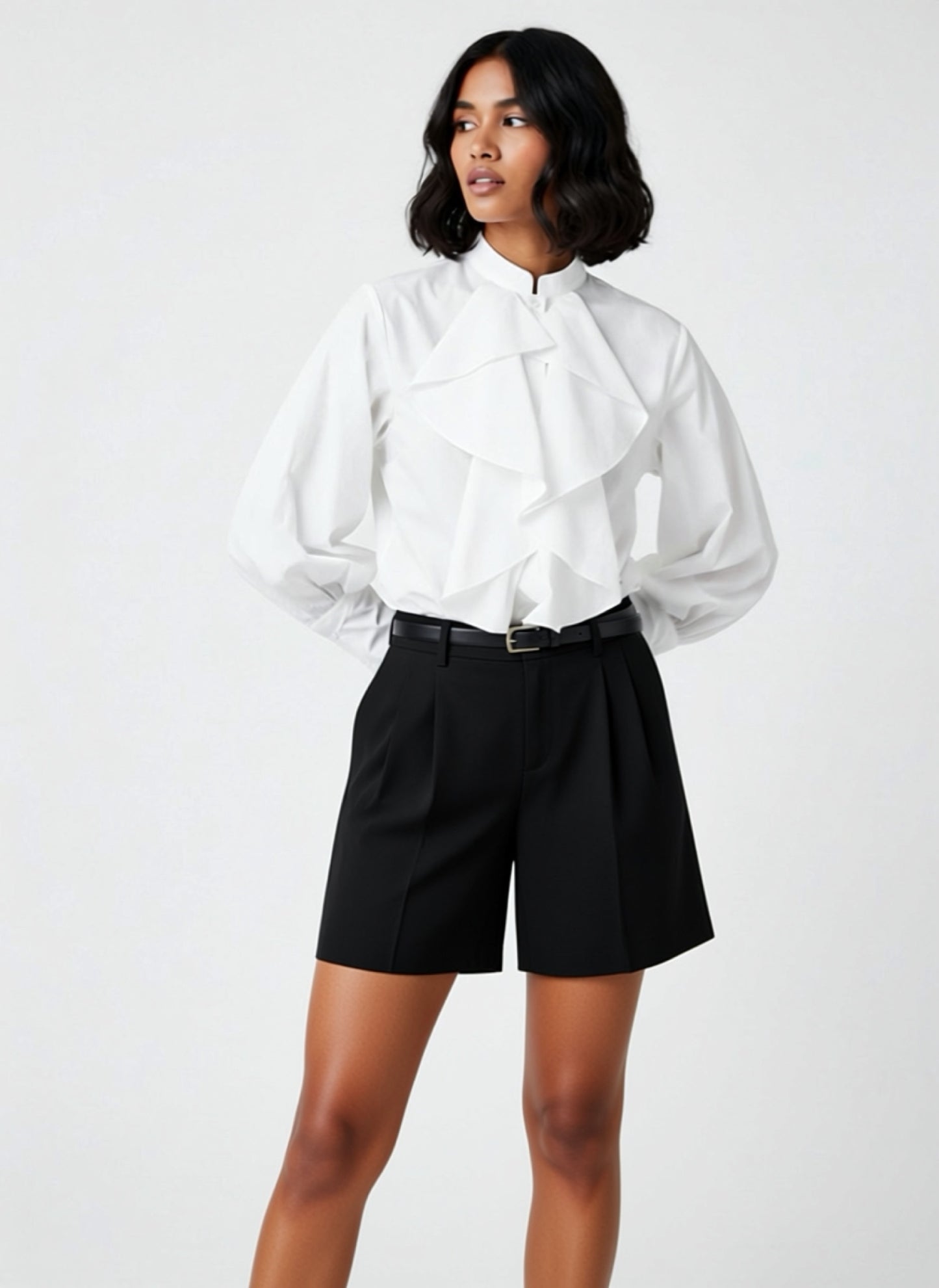 Camicia jabot