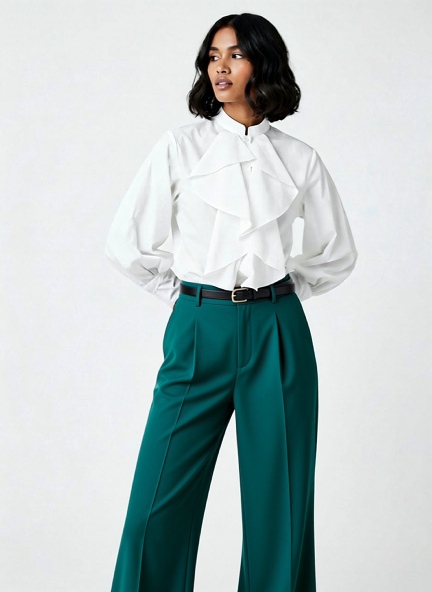 Camicia jabot